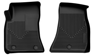 Dodge Challenger Floor Mats - Front - Husky Liners - X-act Contour - Black - `16-`23 Dodge Challenger Floor Mats - Front - Husky Liners - X-act Contour - Black - `16-`23
